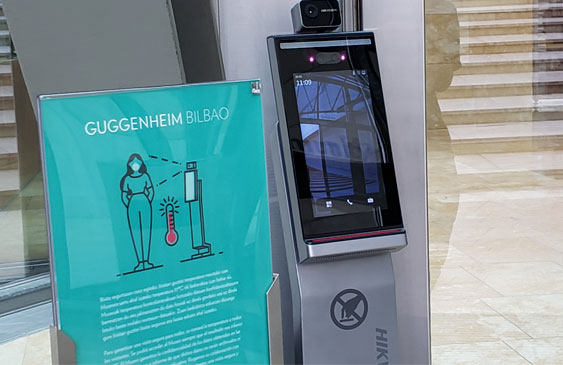 Medidas sanitarias en Museo Guggenheim