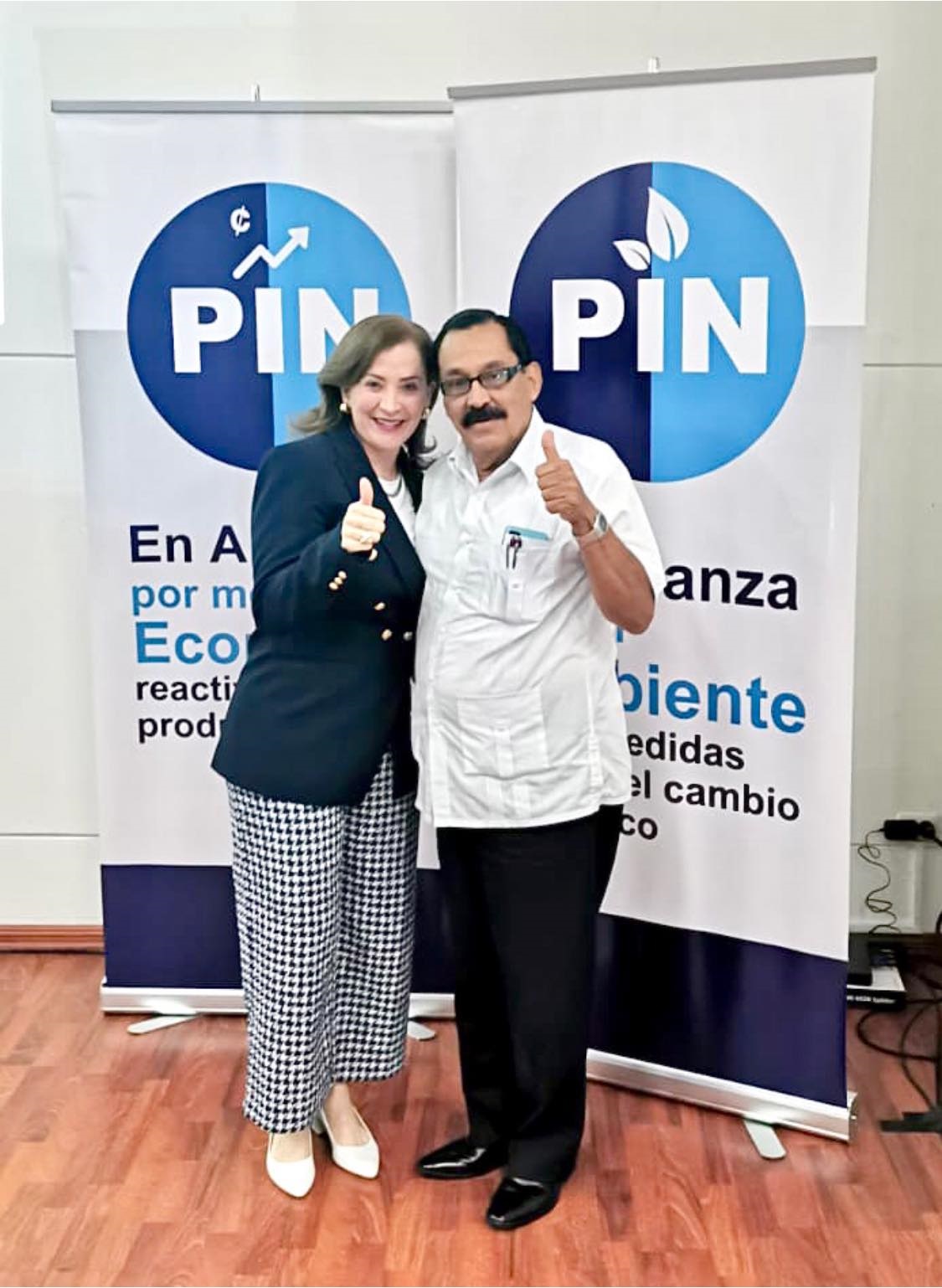 Célimo Guido en la actividad del PIN realizada el lunes anterior. Foto: Redes Sociales