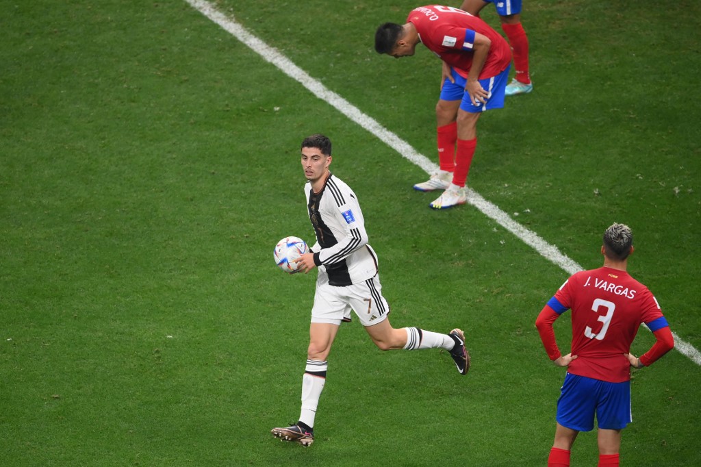 Costa Rica remontó el primer gol de Alemania y logró meter un segundo tanto, pero los teutones anotaron dos más