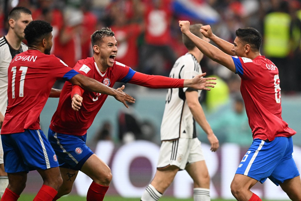 Costa Rica tuvo el marcado a su favor en parte del juego contra Alemania
