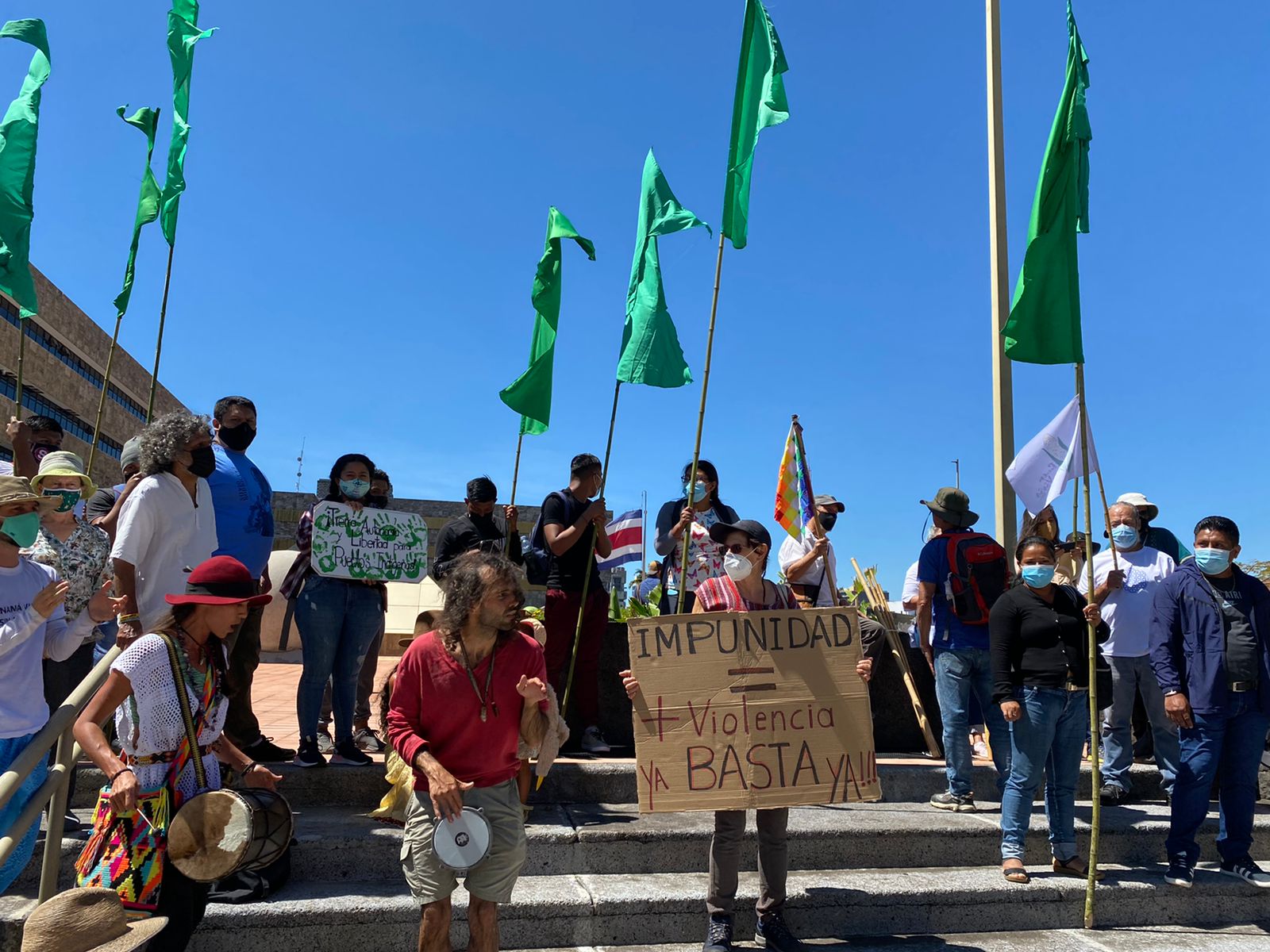 Manifestación indígena