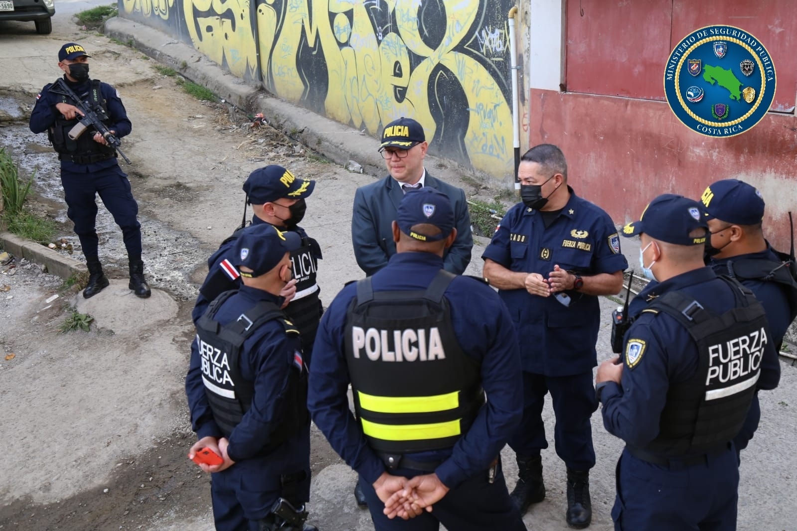 Ministro de Seguridad Pública Michael Soto.