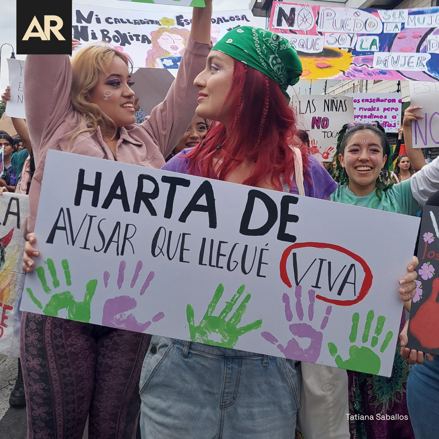 Galería: marcha en San José por el Día Internacional de la Mujer