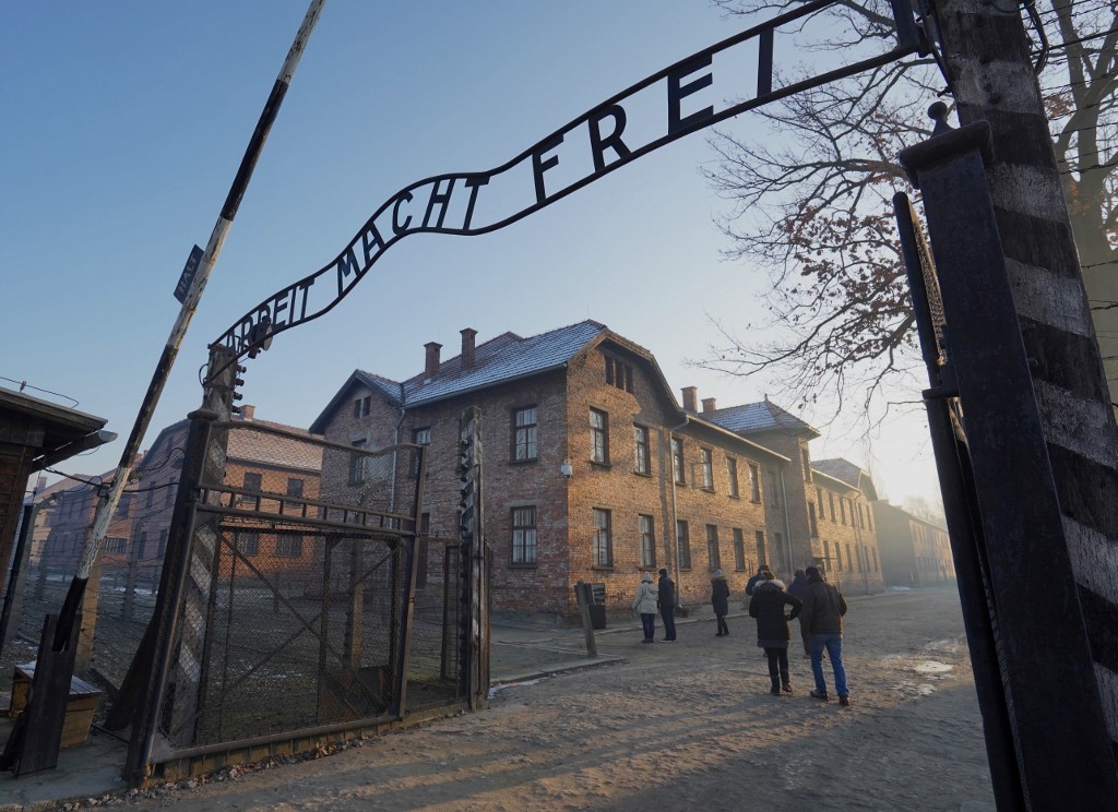 Puerta en Auschwitz (AFP)