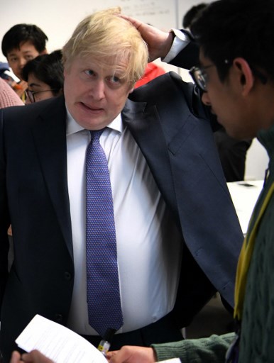 Primer ministro británico, Boris Johnson.