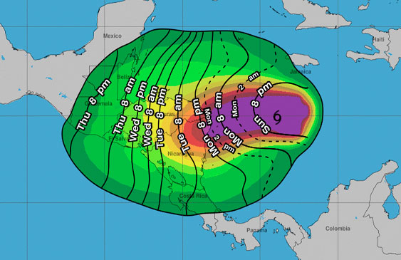 Instituto Meteorológico Nacional,Costa Rica,Nicaragua,El Salvador,Clima,Tiempo,Centro Nacional de Huracanes