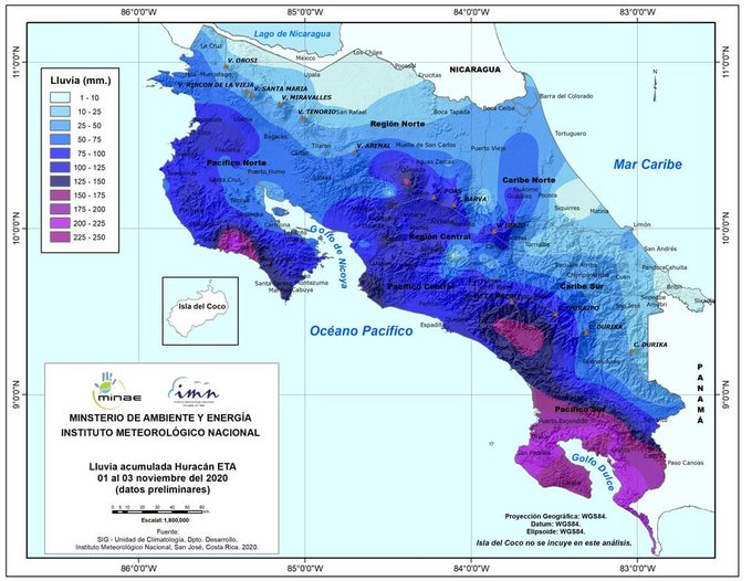 huracán,eventos extremos,Huracán Eta,Eta,Lluvias