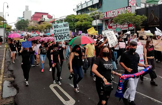 Las Rojas,Brujas Feministas,Fuerza Pública,Femicidios,Violencia de género,Violencia,Allison Bonilla