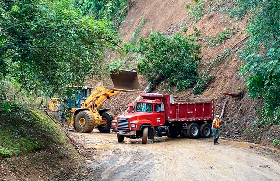 Eta,Carreteras,Consejo Nacional de Vialidad,Ministerio de Obras Públicas y Transportes,Lluvias,Afectación
