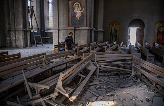 Azerbaiyán,Armenia,bombardeo,Iglesia,historica,niegan,disputa,noticias,internacionales