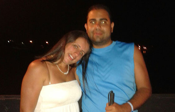 Esteban Chaverri y su esposa Laura Pérez