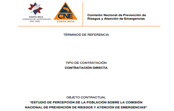 encuesta,Percepción de opinión,Comisión Nacional de Emergencias,Emergencia,COVID-19