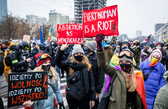 Manifestación,protesta,aborto,conservadores,Polonia