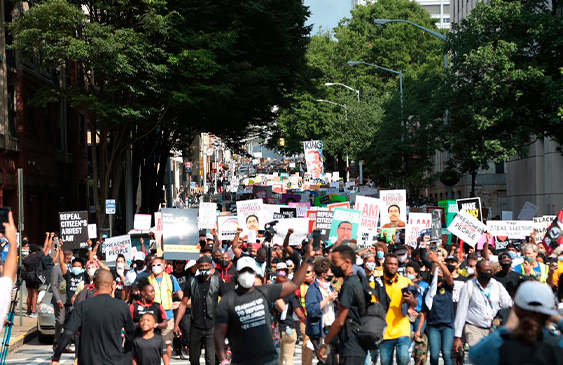 Atlanta,EEUU,racismo,Marcha