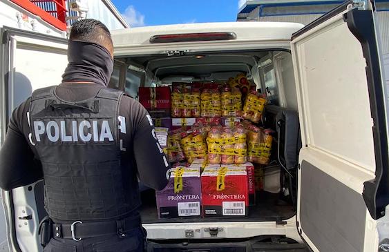 Ministerio de Hacienda,Policía de Control Fiscal,Moko Licores Express,Licor,Contrabando