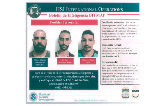 Dirección General de Migración y Extranjería,Irak,Estado Islámico,Policía Profesional de Migración,Brasil,México,Michael Soto,Ministerio de Gobernación y Policía