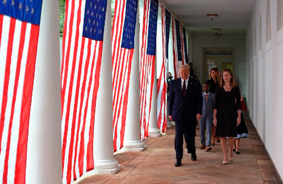Donald Trump,Estados Unidos,Senado,Amy Coney Barrett,Corte Suprema,Joe Biden