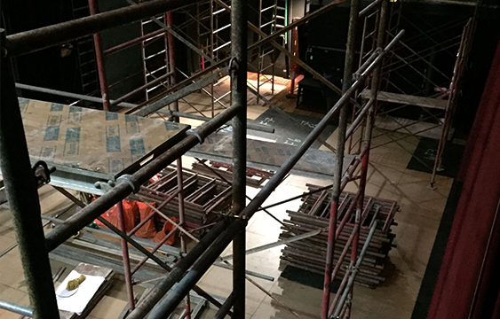 teatro nacional,remodelación,tramoya metálica