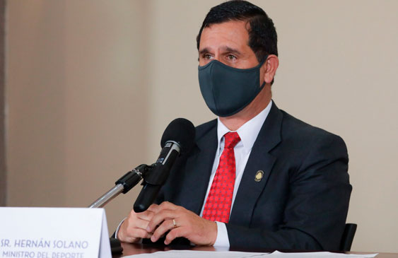 Ministerio del Deporte y la Recreación,Hernán Solano,Instituto Costarricense del Deporte y la Recreación