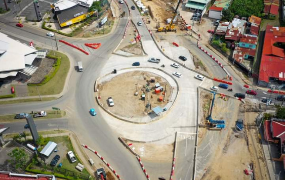rotonda de la bandera,rotonda de betania,desvío,paso a desnivel