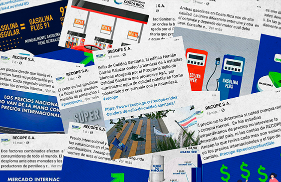 Recope,Redes Sociales,Campaña,Aumentos,Refinadora Costarricense de Petróleo,Aresep,Noticias,Costa Rica