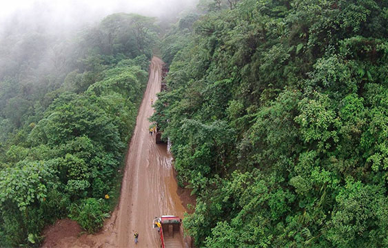 Cerro Zurquí,Ruta 32,Concesión,Taludes,Concesiones,Noticias,Costa Rica