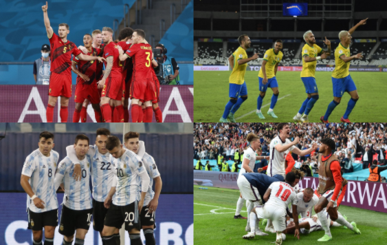 Futbol,Eurocopa,copaamerica,deportes,brasil,argentina,belgica,italia