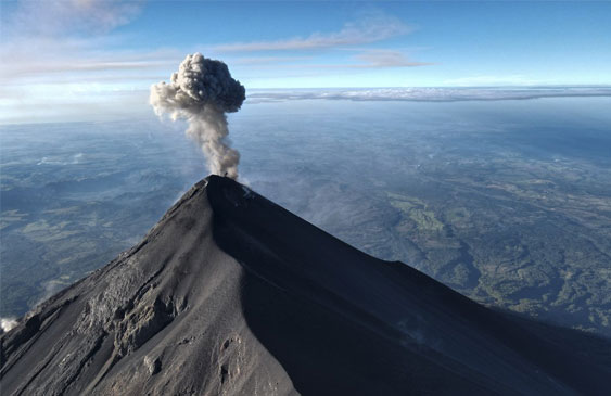 Volcán de Fuego,Guatemala,actividad