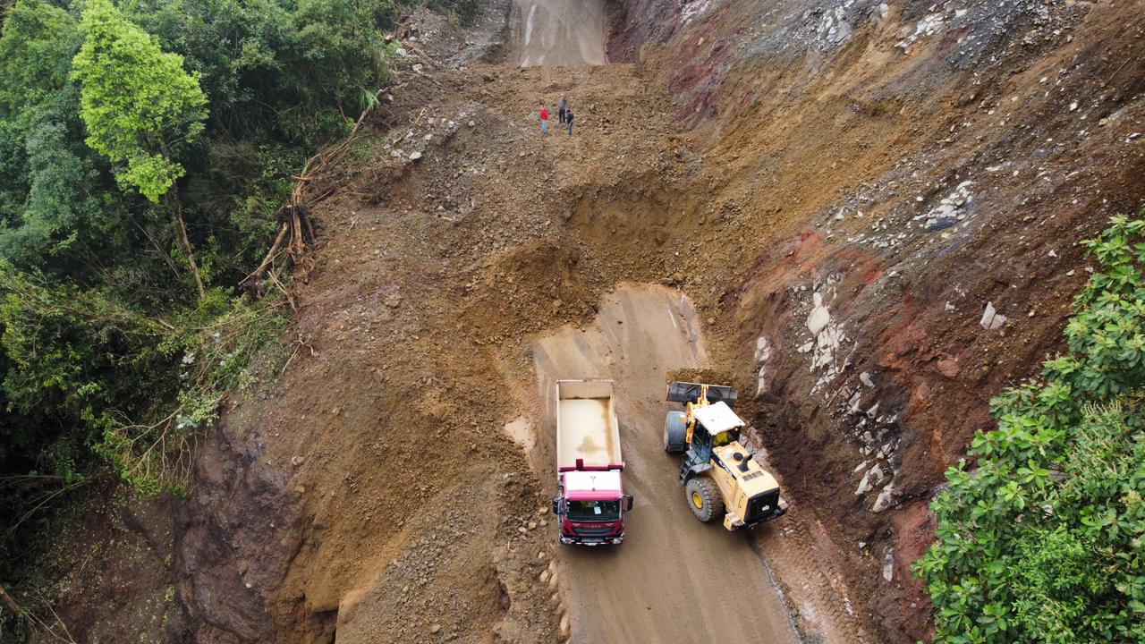 Ministerio de Obras Públicas y Transportes,Ruta 32,Lluvias