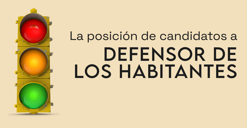 candidatos,Defensoría de los Habitantes,cannabis recreativo,vida útil de buses