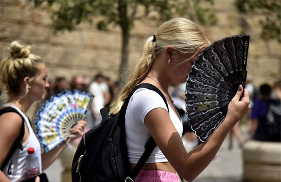 Ola de calor,España,Francia