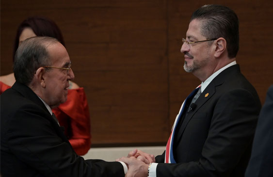 Rodrigo Arias,Rodrigo Chaves,reunión