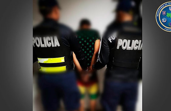 Puerto Viejo,sospechoso,detenido,Fuerza Pública,ataque sexual,Policía