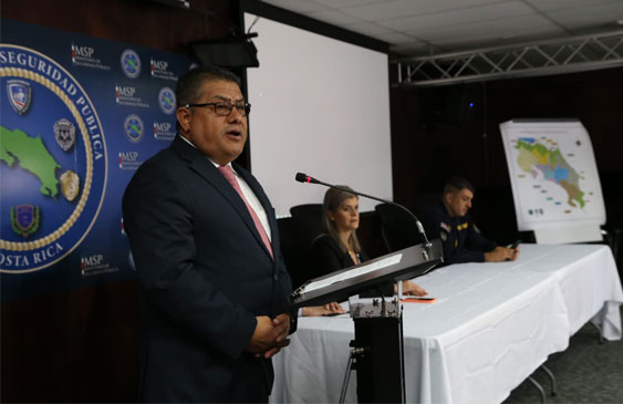 Ministerio de Seguridad Pública,Policía de Fronteras,Fuerza Pública,Dirección de Inteligencia y Análisis Criminal