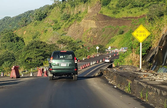 Ministro,Luis Amador,hundimiento,ruta 27,viaducto