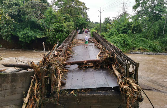 Tormenta tropical Bonnie,Pilar Cisneros,Puentes