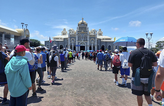 Romeros,Romería 2022,Basílica de los Ángeles