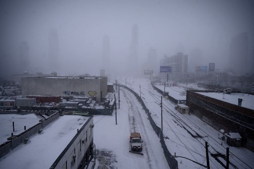 Tormenta del siglo,EE.UU.,Vuelos cancelados
