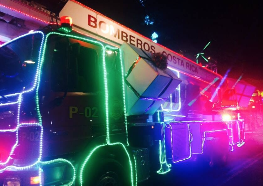 Bomberos,INS,Costa Rica,Festival de la Luz