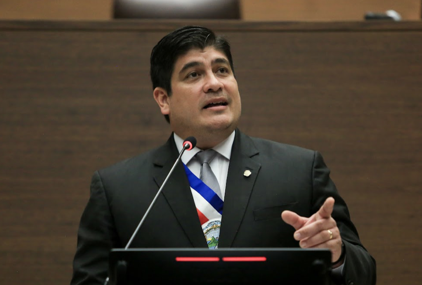 Carlos Alvarado,Informe de labores,Costa Rica