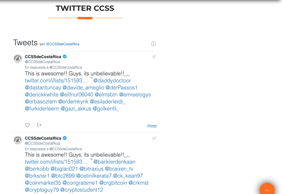 Twitter,Cuenta,CCSS,Hackean,Noticias,Costa Rica