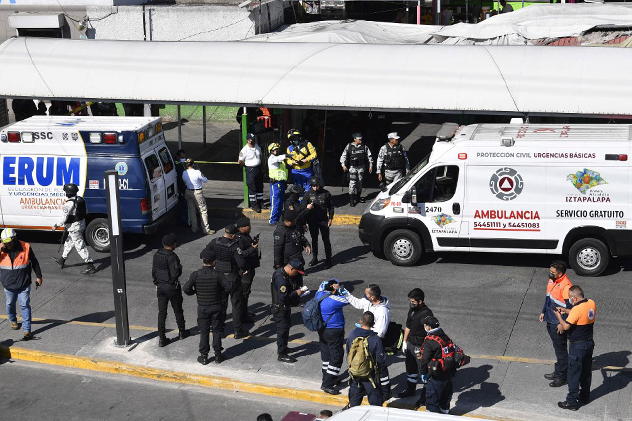 Un muerto y 23 heridos por choque en Metro de Ciudad de México