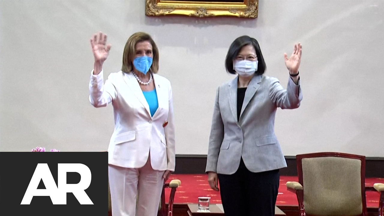 Concluye la controvertida visita de Nancy Pelosi a Taiwán