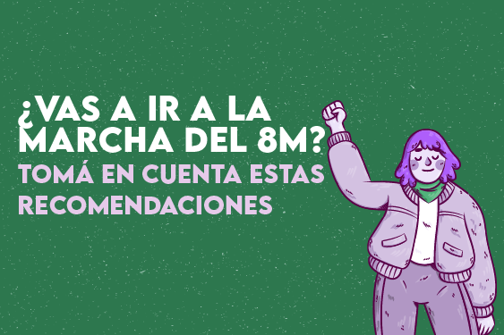 Recomendaciones para ir a la marcha del 8M