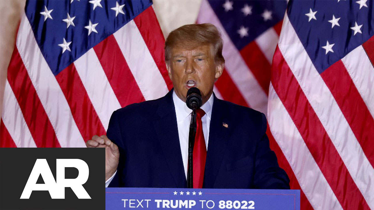 Trump anuncia su candidatura a la presidencia de Estados Unidos para 2024