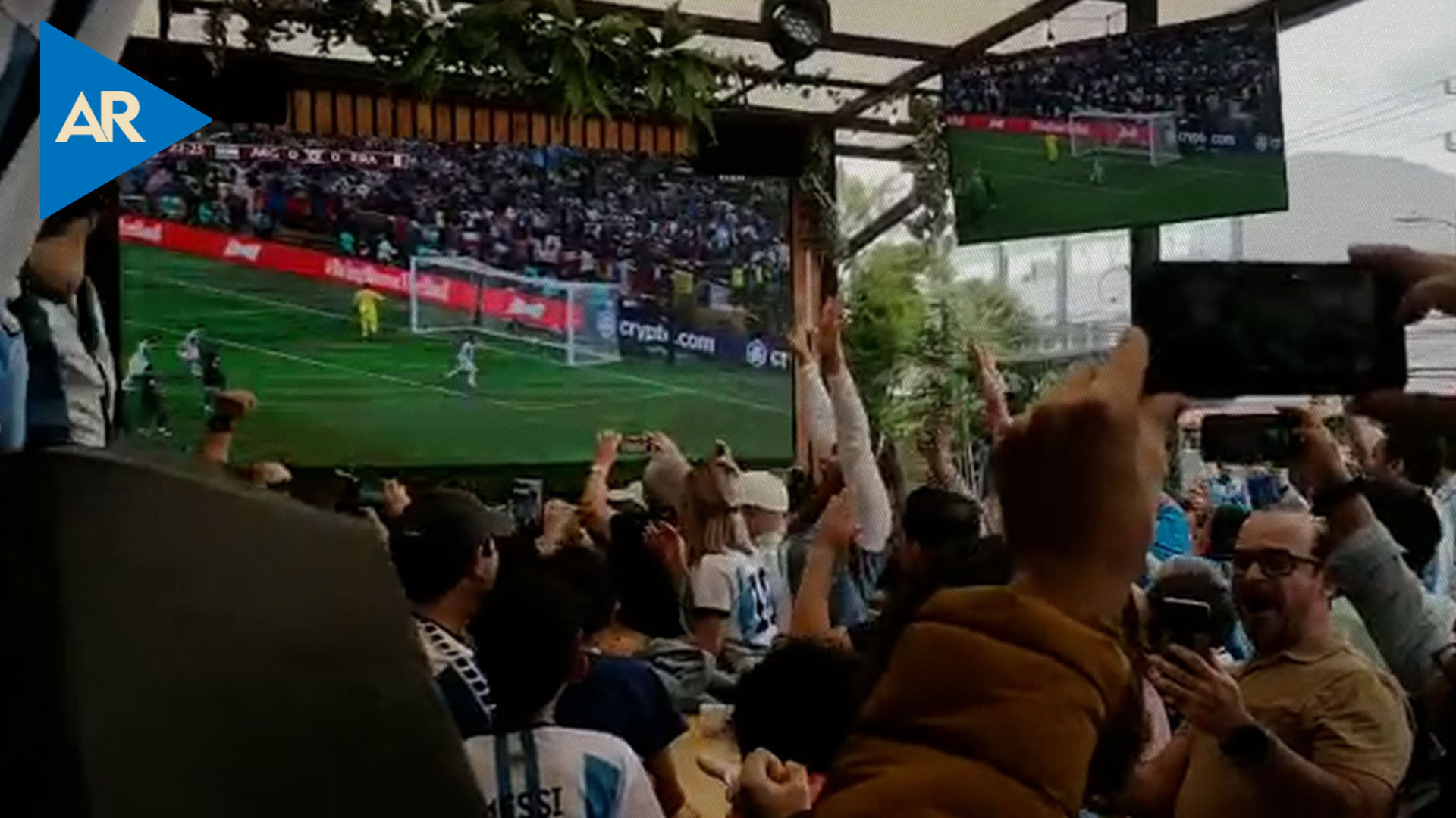 Argentinos en el país explotan tras los dos goles de la albiceleste en la final