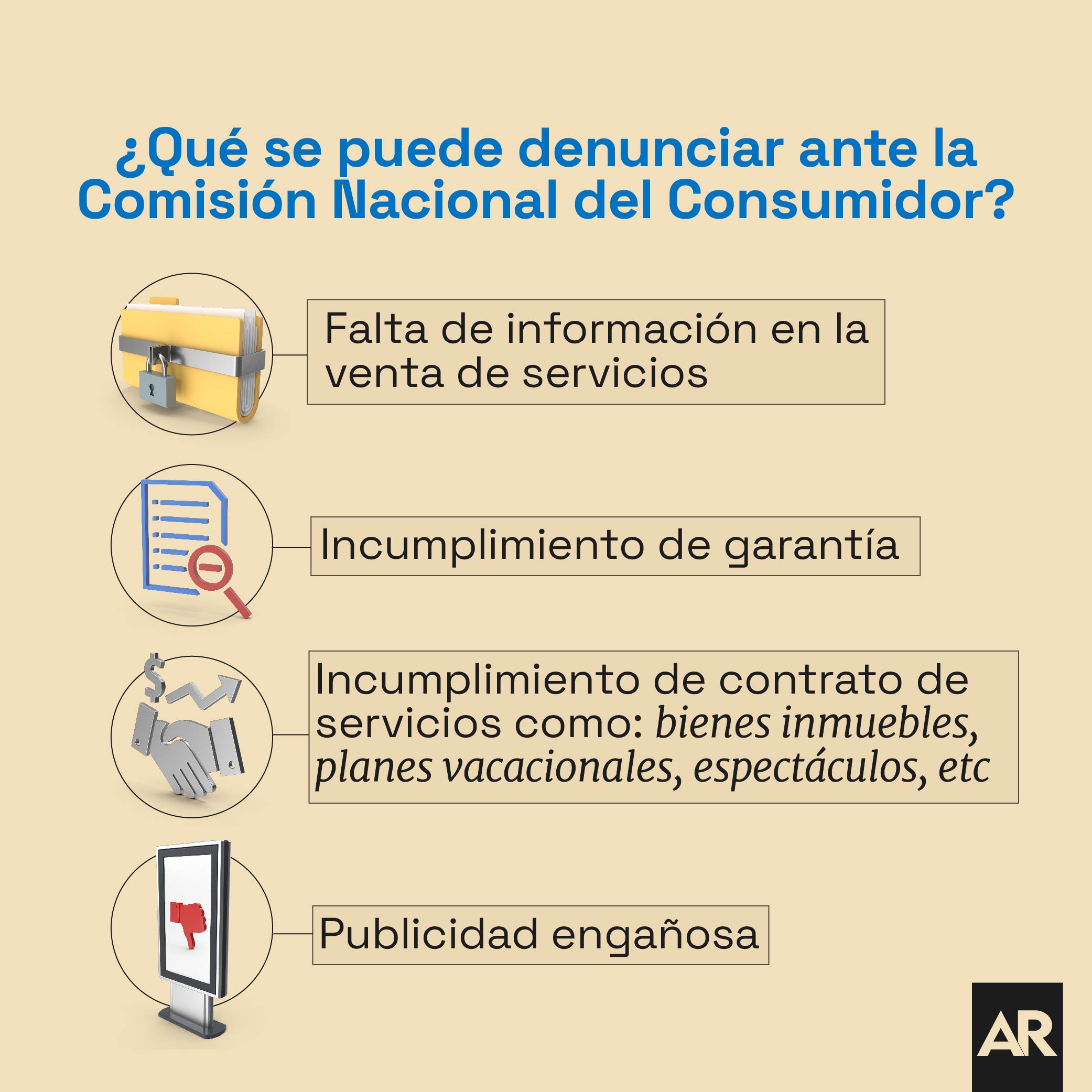 ¿Qué se puede denunciar?