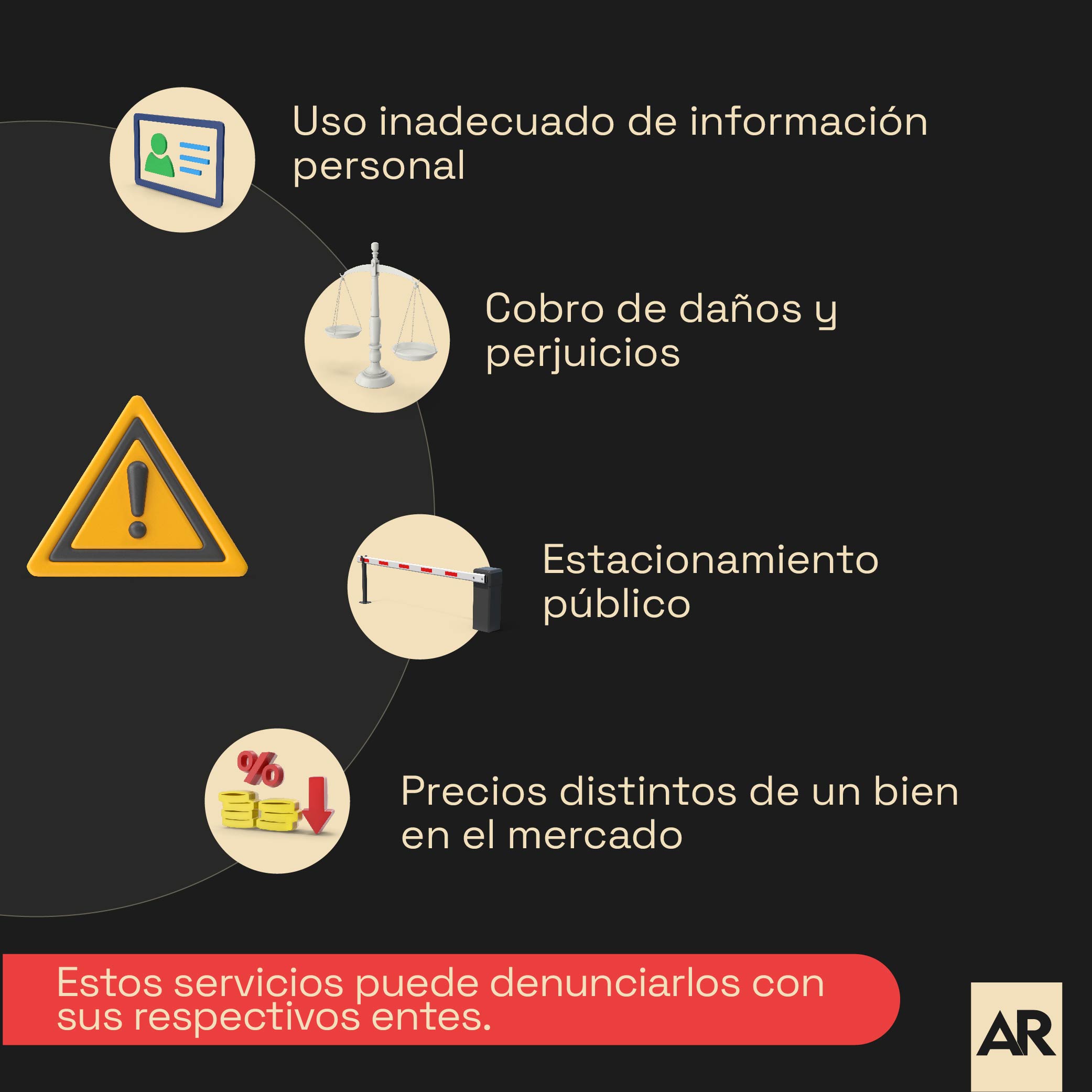 ¿Qué no se puede denunciar?