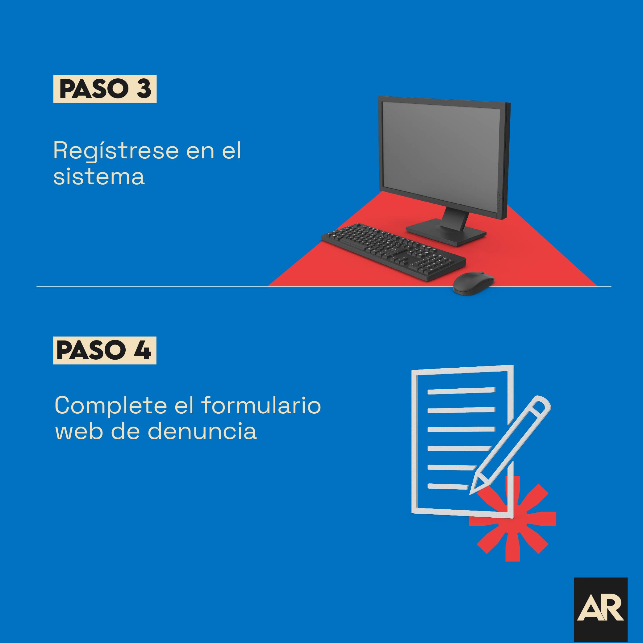¿Cómo presento una denuncia?