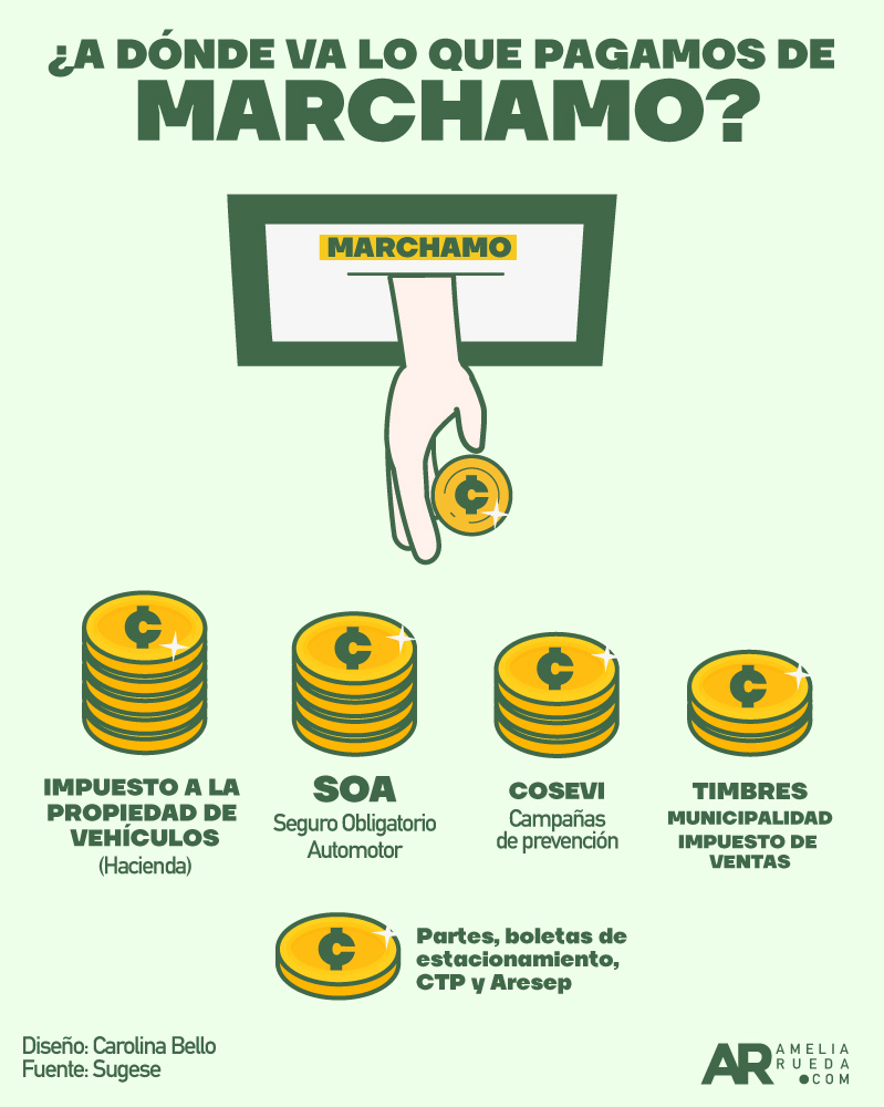 Desglose del pago de marchamo